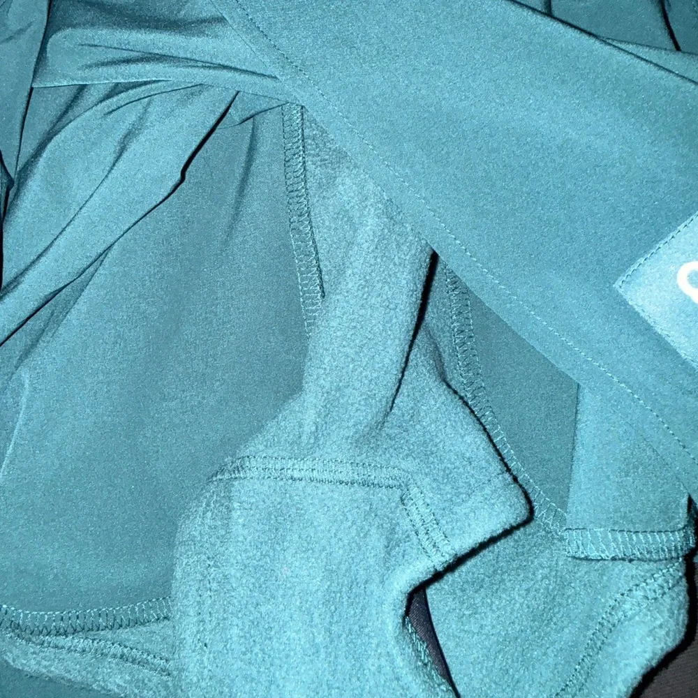 ALO Yoga Women's Deep Teal Athletic Shorts